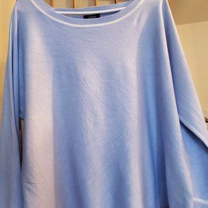 Jones New York Blue & White Sweater